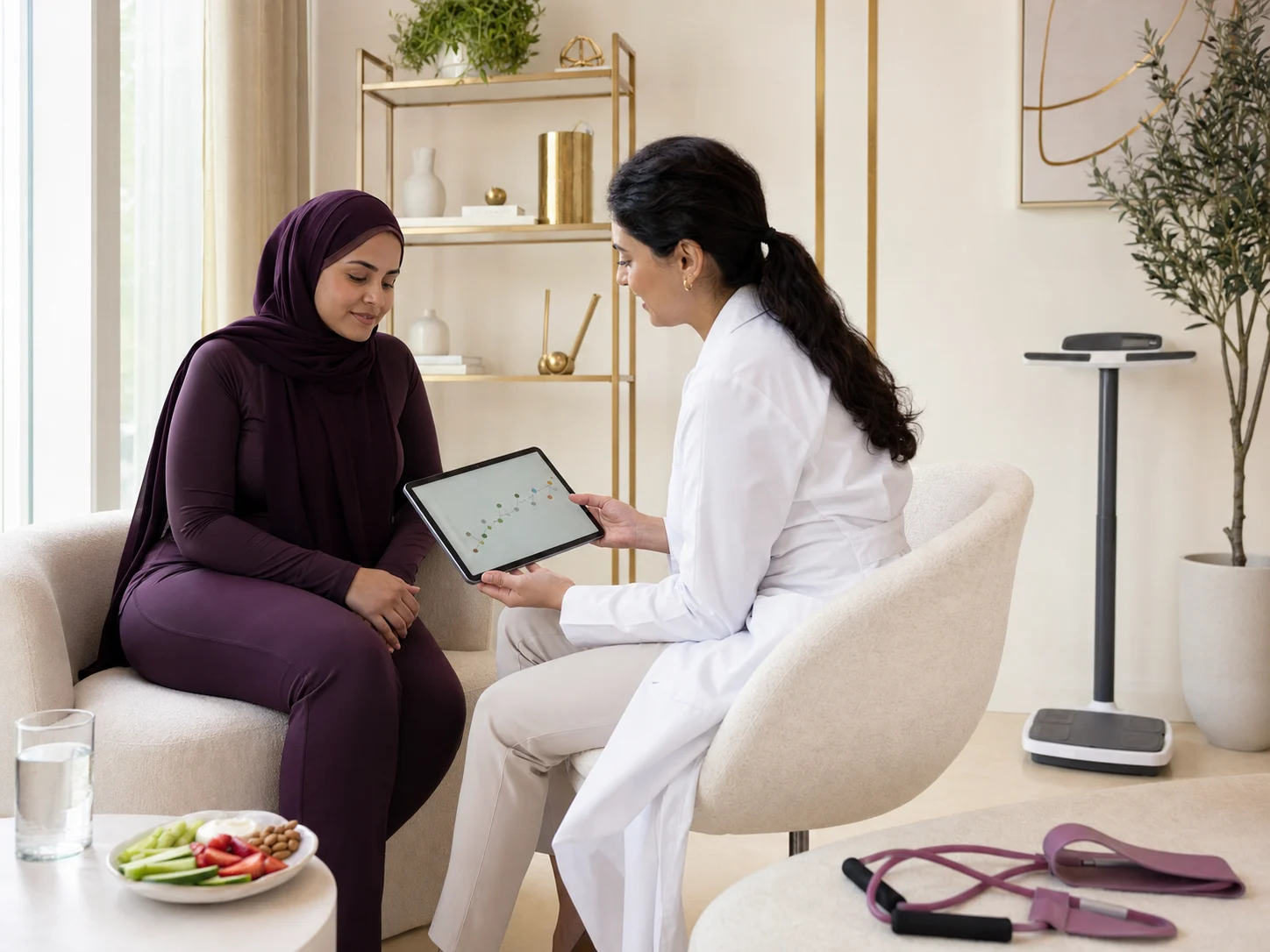 صورة توضيحية مولّدة بالذكاء الاصطناعي؛ لا تمثل مريضاً أو منشأة حقيقية.