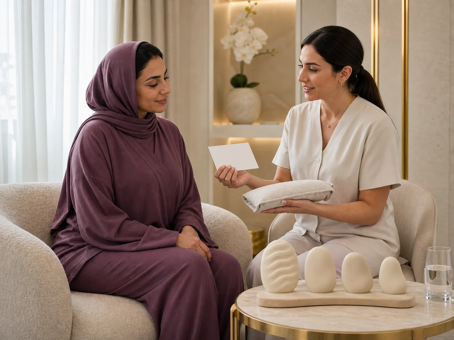 صورة توضيحية مولّدة بالذكاء الاصطناعي؛ لا تمثل مريضاً أو منشأة حقيقية.